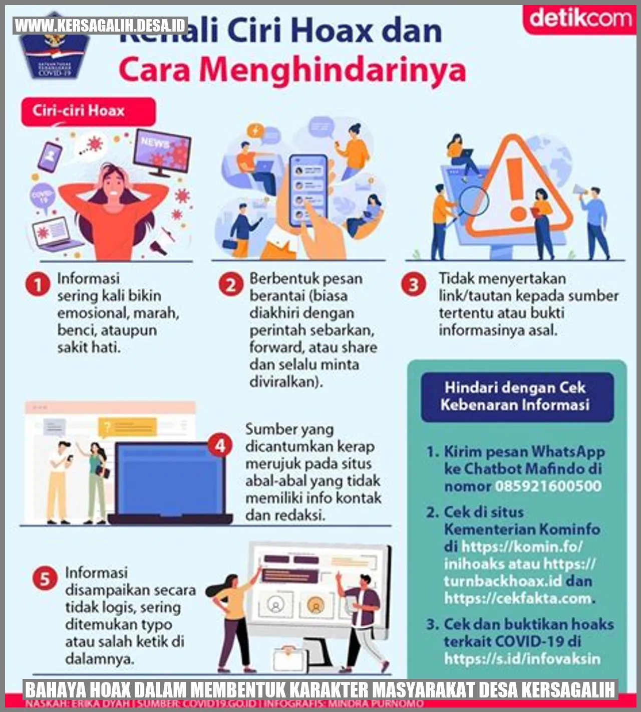 Bahaya Hoax dalam Membentuk Karakter Masyarakat Desa Kersagalih