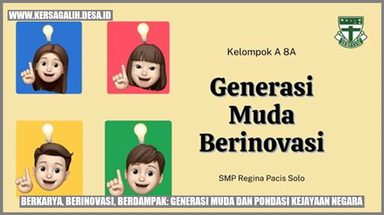 Berkarya, Berinovasi, Berdampak: Generasi Muda dan Pondasi Kejayaan Negara