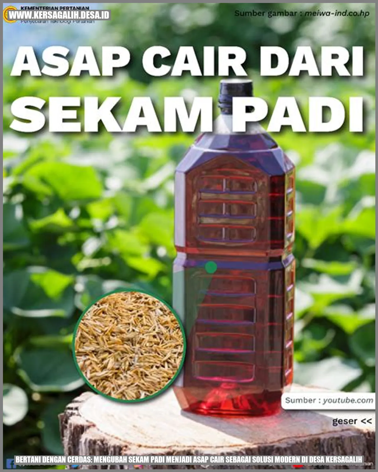 Inovasi Asap Cair dari Sekam Padi