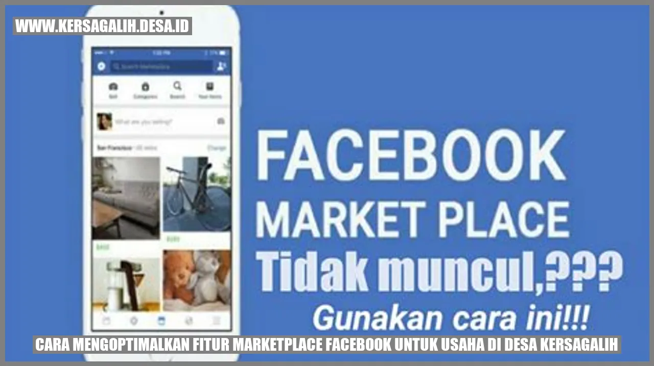 Maksimalkan Pasar Online Desa