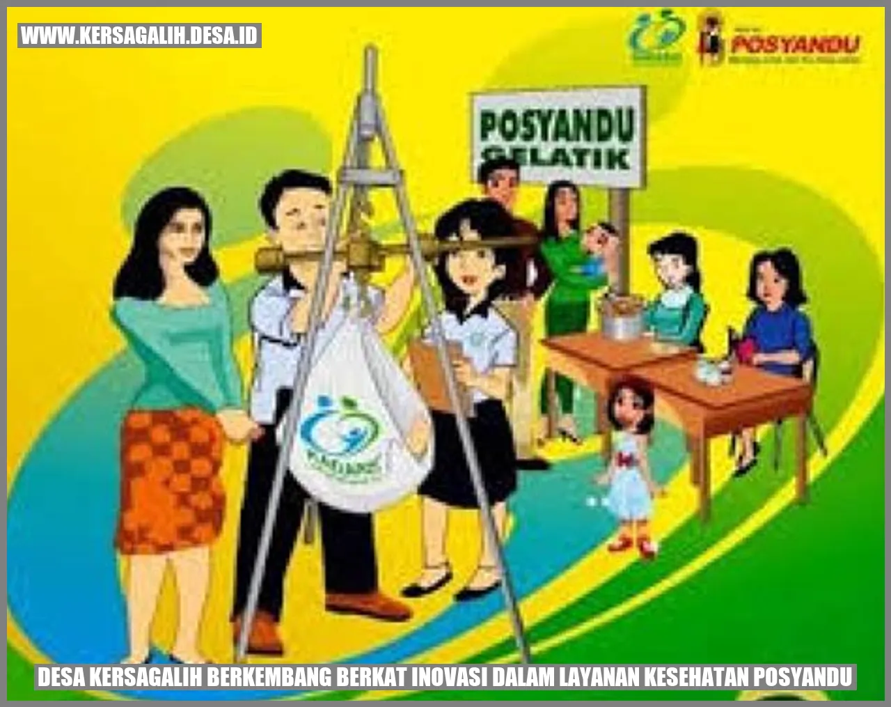 Desa Kersagalih Berkembang Berkat Inovasi dalam Layanan Kesehatan Posyandu