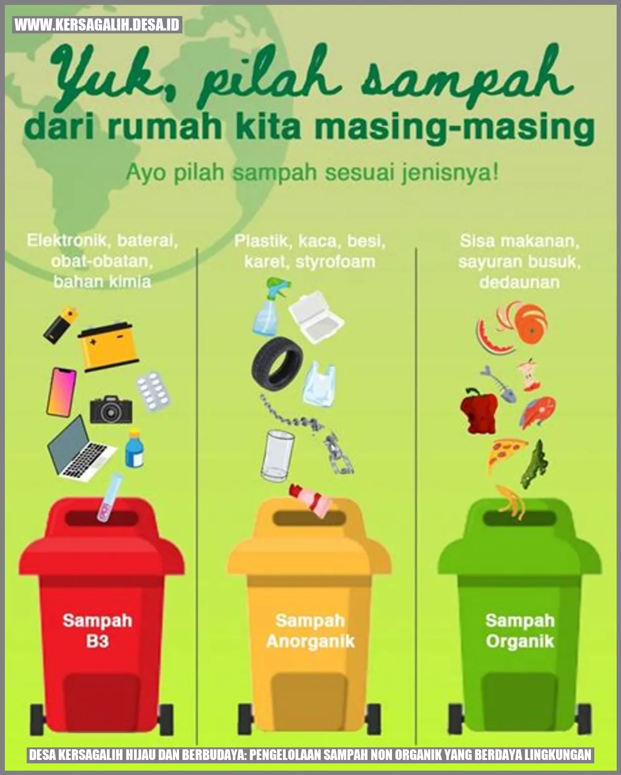 Desa Kersagalih Hijau dan Berbudaya: Pengelolaan Sampah Non Organik yang Berdaya Lingkungan