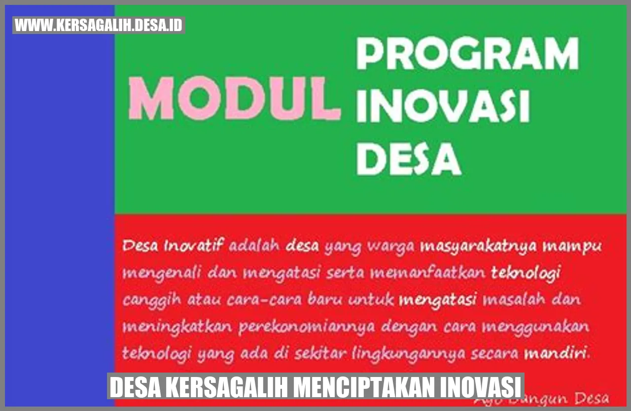 Desa Kersagalih Menciptakan Inovasi: Menelusuri Jejak Kreativitas Desa Kecil yang Menginspirasi