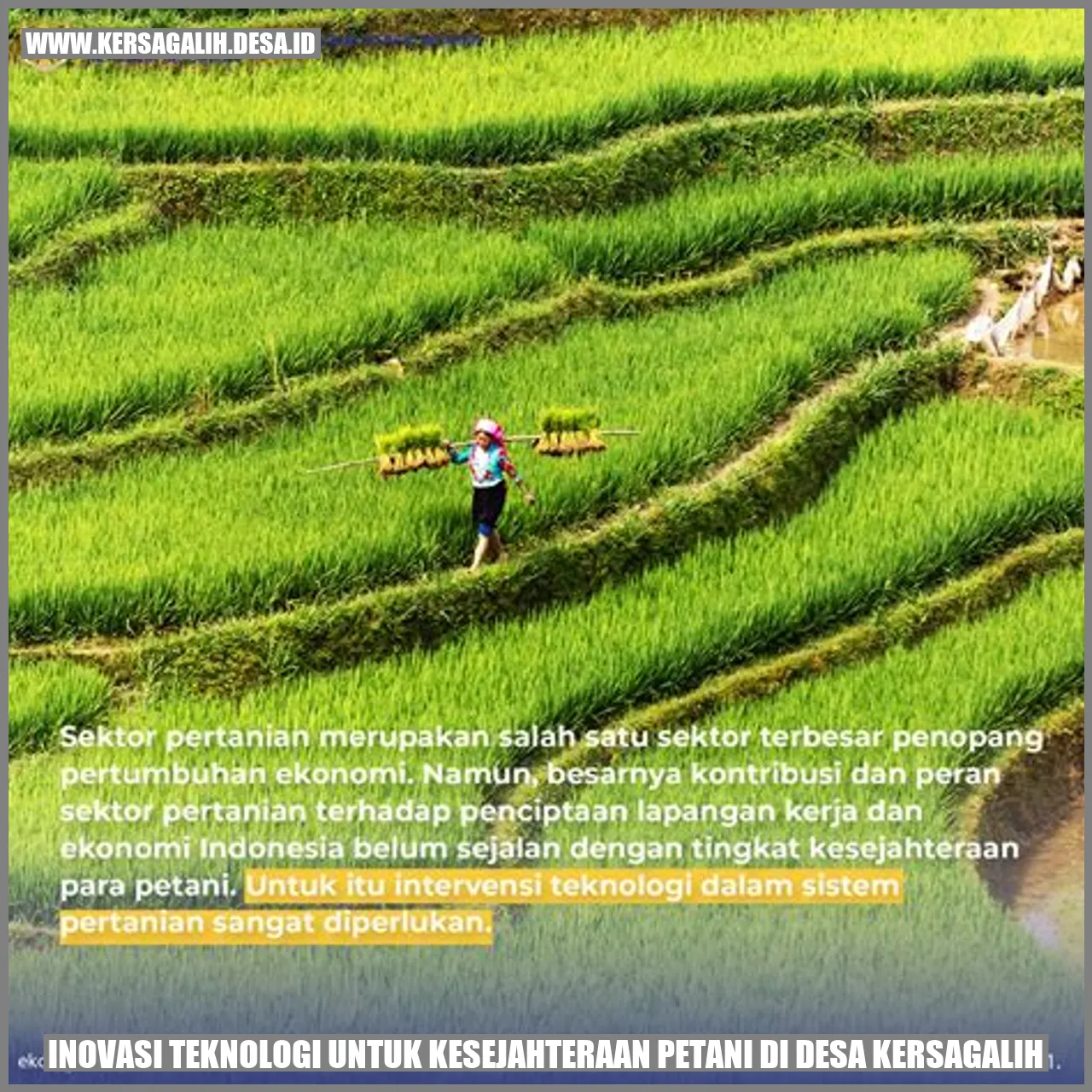 Inovasi Teknologi untuk Kesejahteraan Petani di Desa Kersagalih