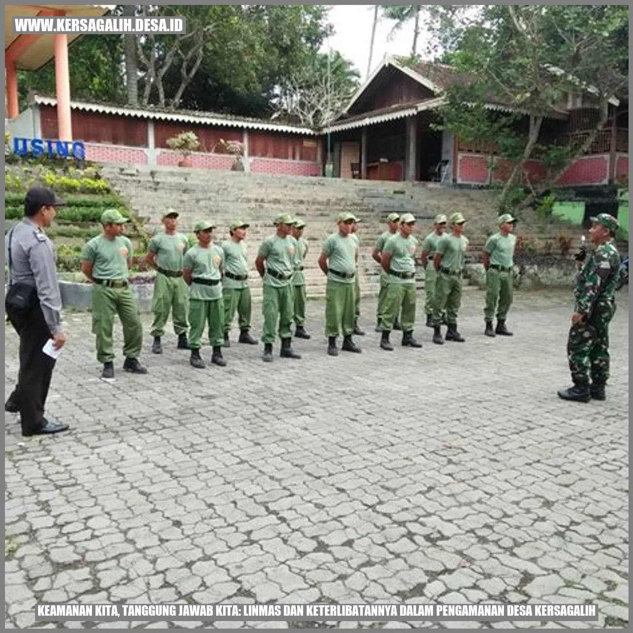 Keamanan Kita, Tanggung Jawab Kita: Linmas dan Keterlibatannya dalam Pengamanan Desa Kersagalih