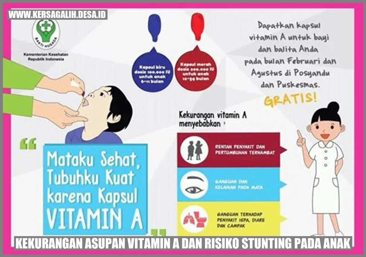 Kekurangan Asupan Vitamin A dan Risiko Stunting pada Anak