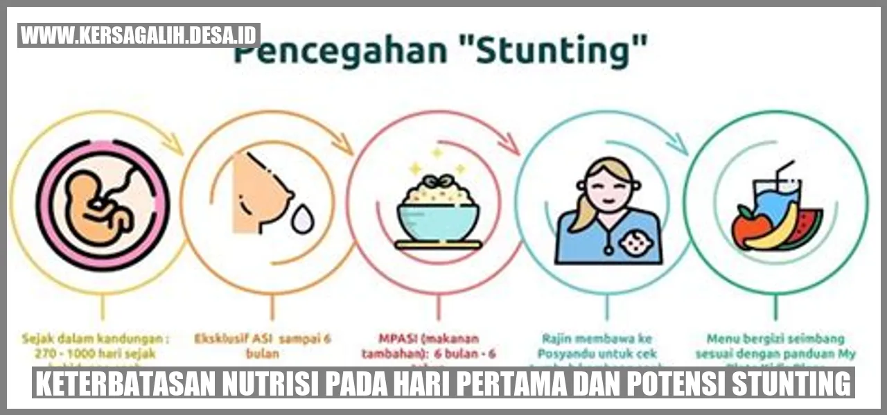 Keterbatasan Nutrisi pada Hari Pertama dan Potensi Stunting