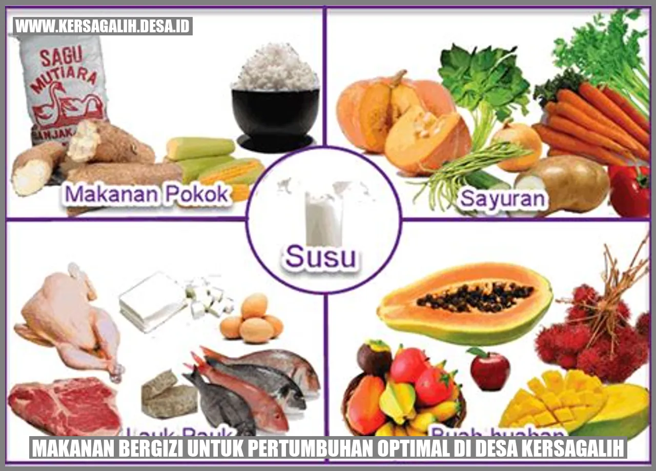 Makanan Bergizi untuk Pertumbuhan Optimal di Desa Kersagalih