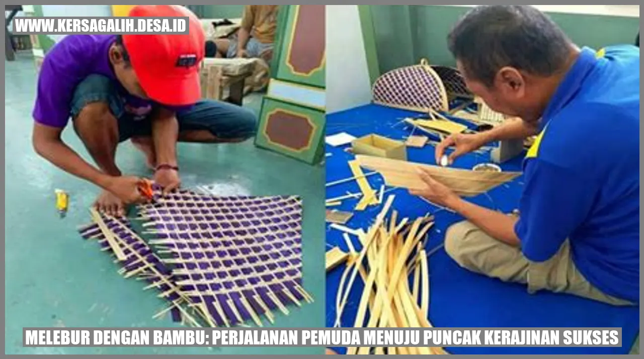 Melebur dengan Bambu: Perjalanan Pemuda Menuju Puncak Kerajinan Sukses