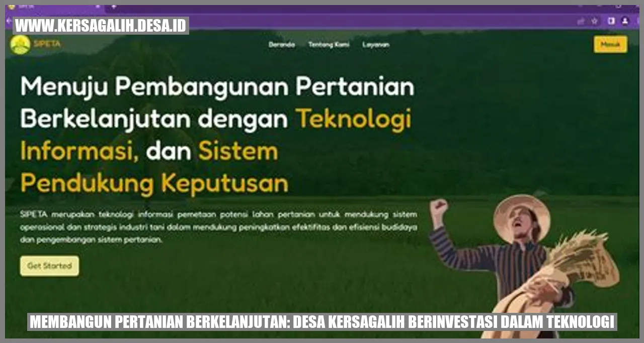 Membangun Pertanian Berkelanjutan: Desa Kersagalih Berinvestasi dalam Teknologi