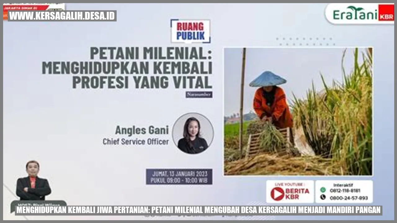 Menghidupkan Kembali Jiwa Pertanian: Petani Milenial Mengubah Desa Kersagalih Menjadi Mandiri Pangan