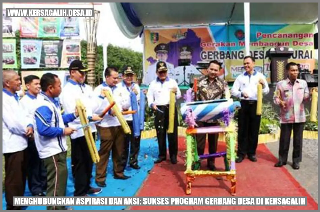 Menghubungkan Aspirasi dan Aksi: Sukses Program Gerbang Desa di Kersagalih