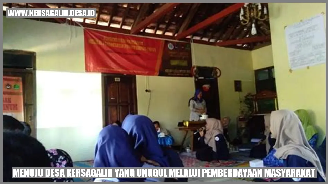 Masyarakat Tangguh Desa Kersagalih