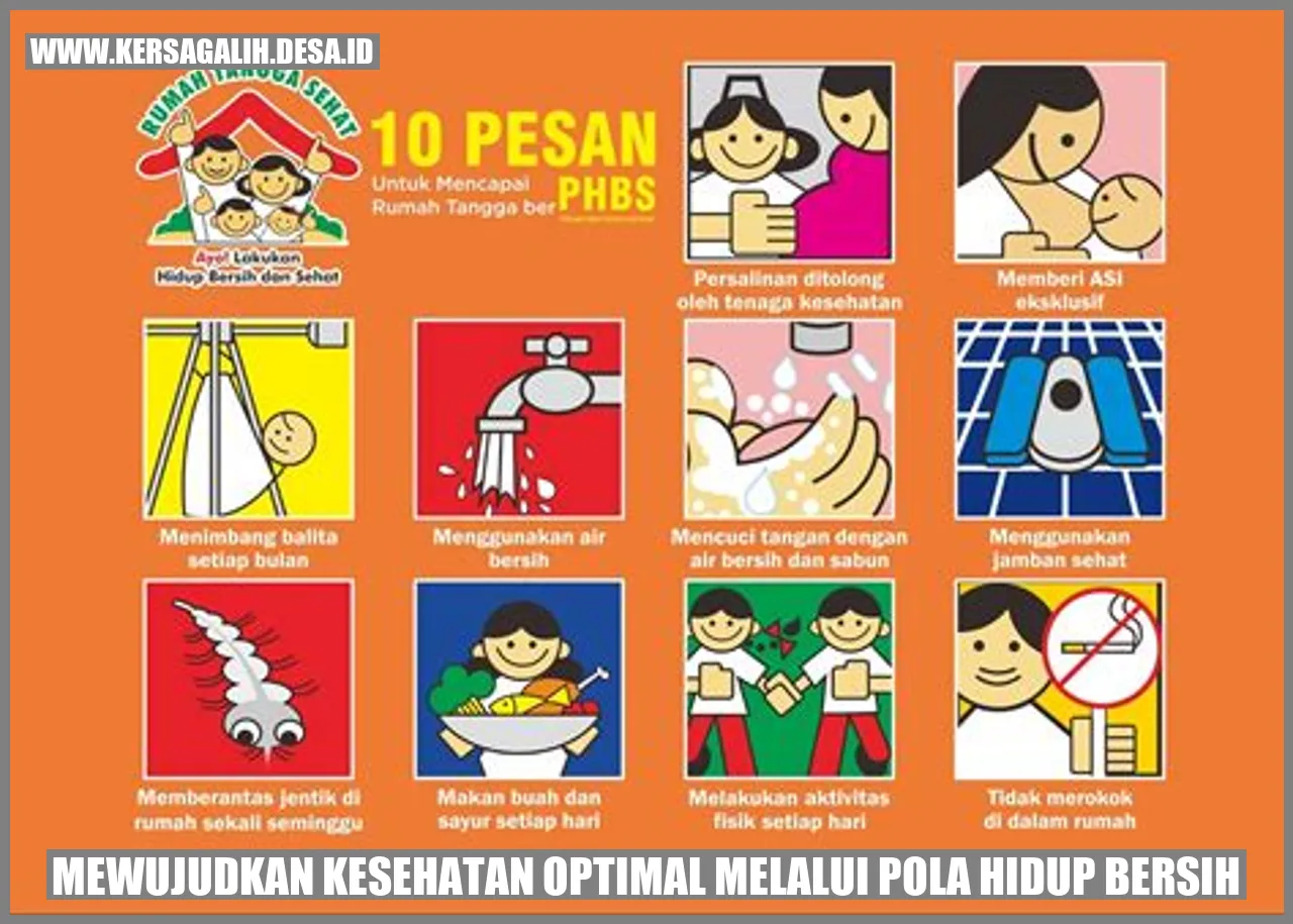 Kesehatan Optimal melalui Hidup Bersih