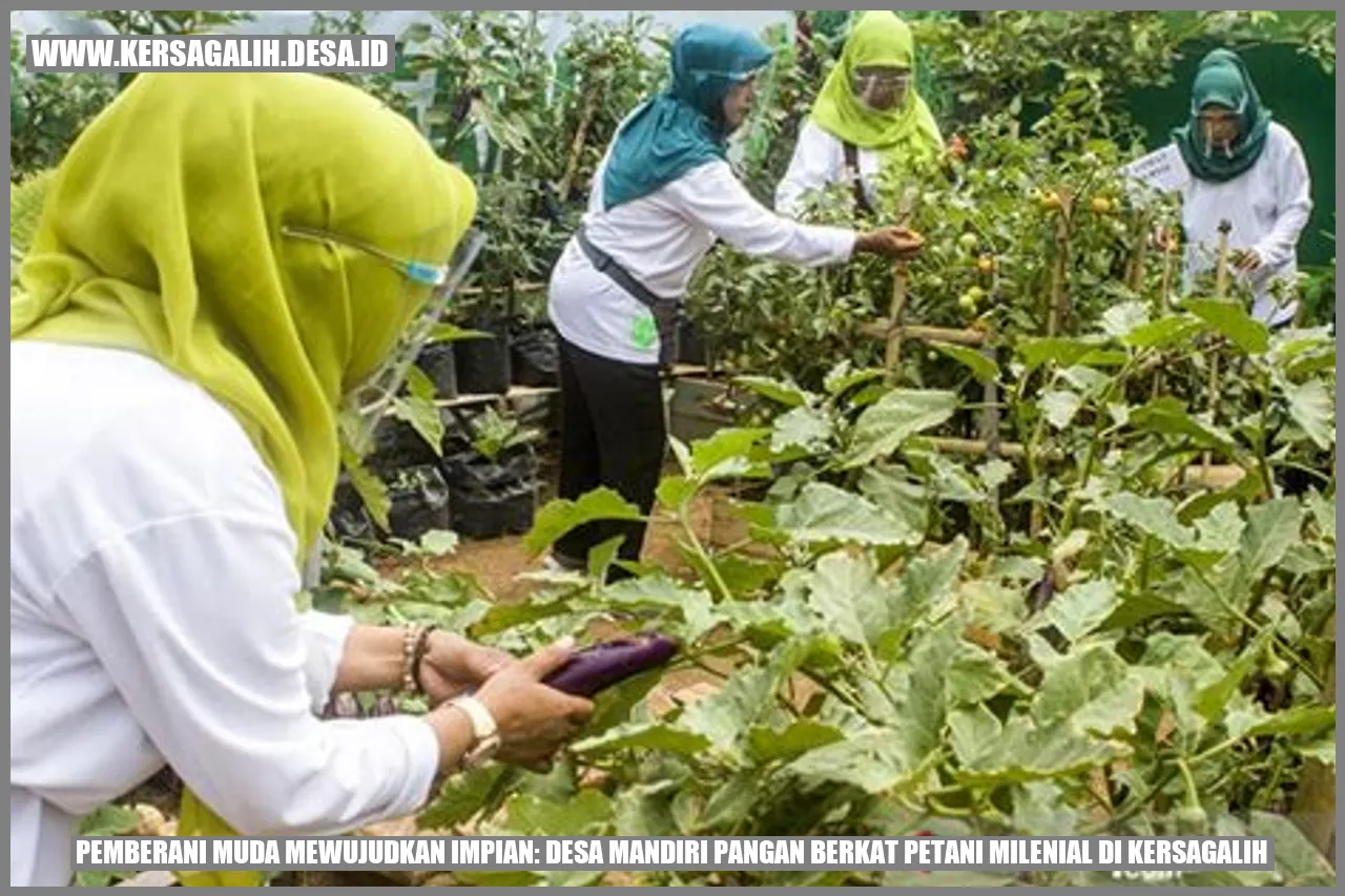 Petani Muda Inovatif Ciptakan Desa Mandiri Pangan di Kersagalih