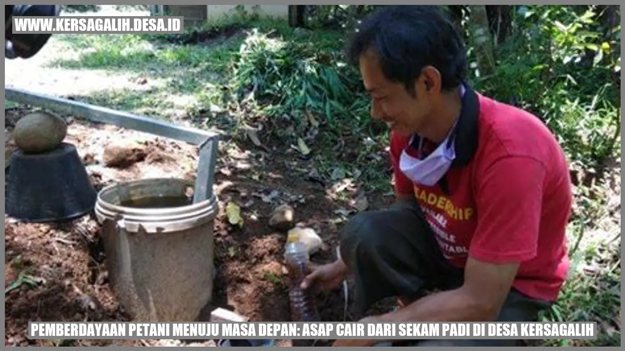 Pemberdayaan Petani Menuju Masa Depan: Asap Cair dari Sekam Padi di Desa Kersagalih