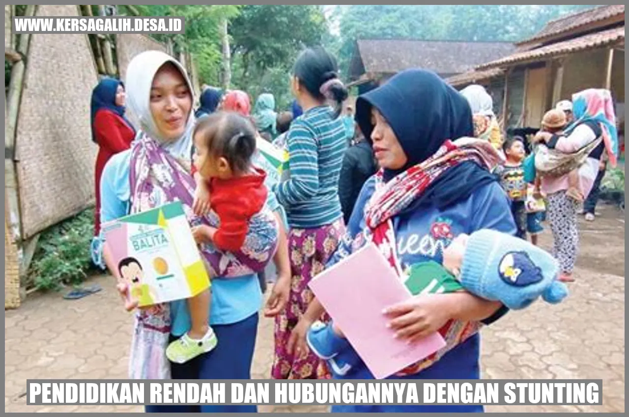 Pendidikan Rendah dan Hubungannya dengan Stunting