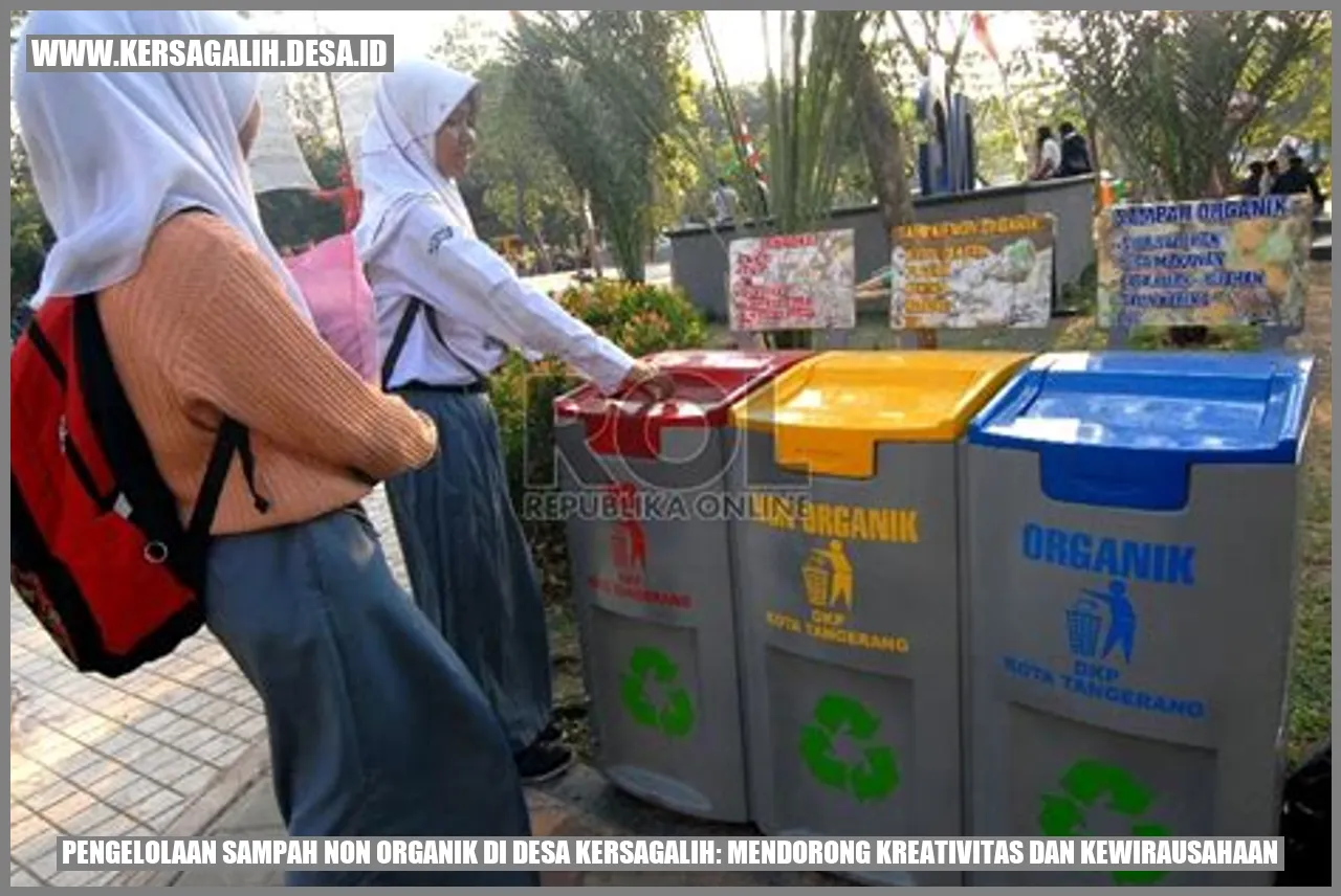 Pengelolaan Sampah Non Organik di Desa Kersagalih: Mendorong Kreativitas dan Kewirausahaan