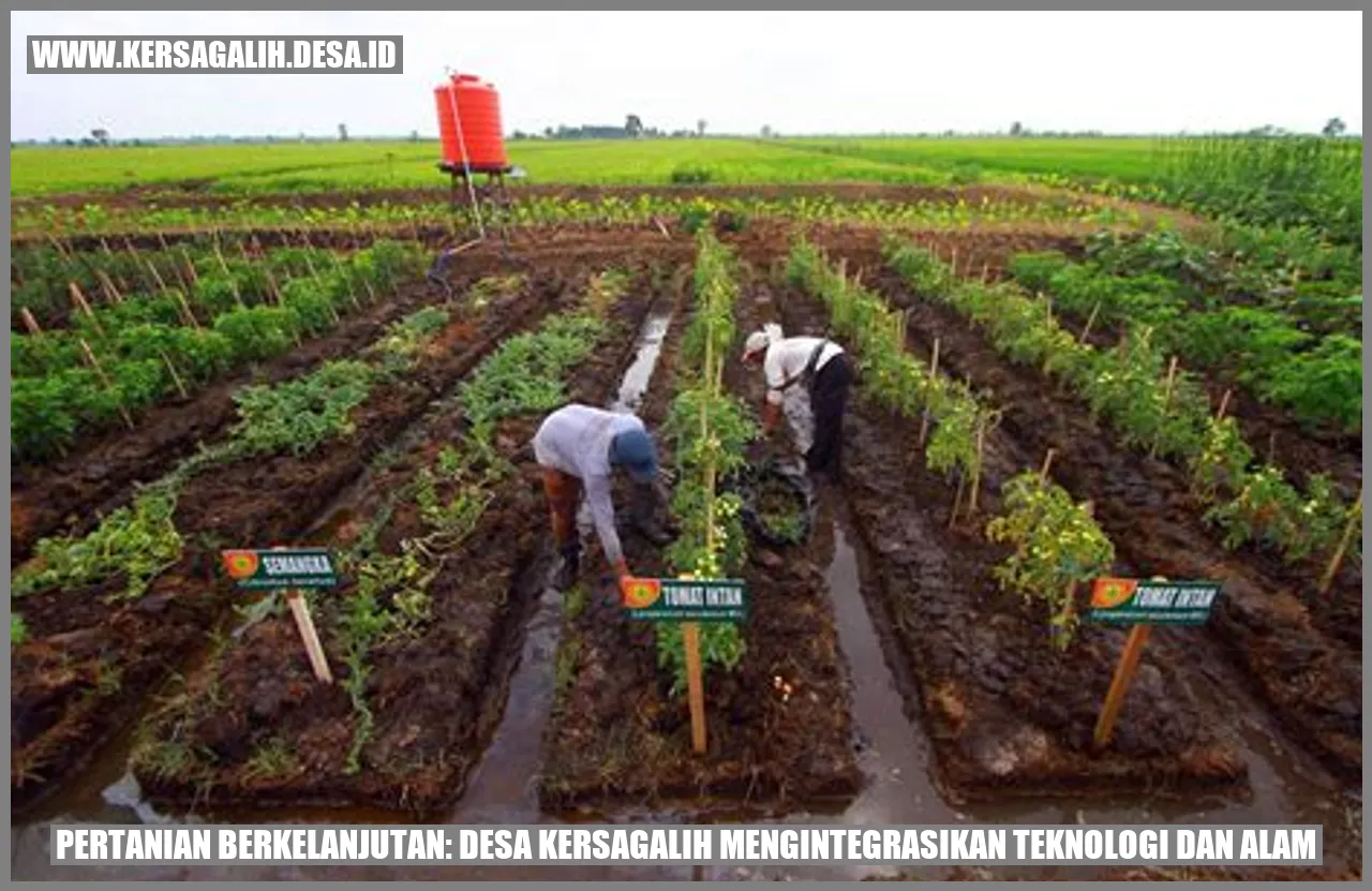 Pertanian Berkelanjutan: Desa Kersagalih Mengintegrasikan Teknologi dan Alam