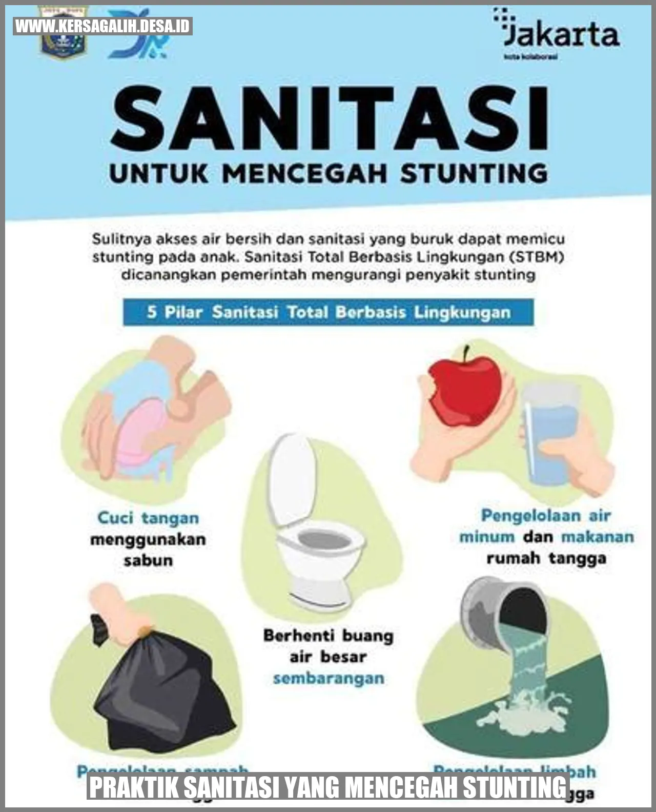 Praktik Sanitasi yang Mencegah Stunting