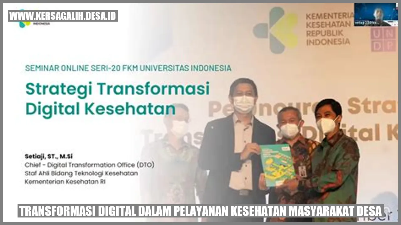 Transformasi Digital dalam Pelayanan Kesehatan Masyarakat Desa