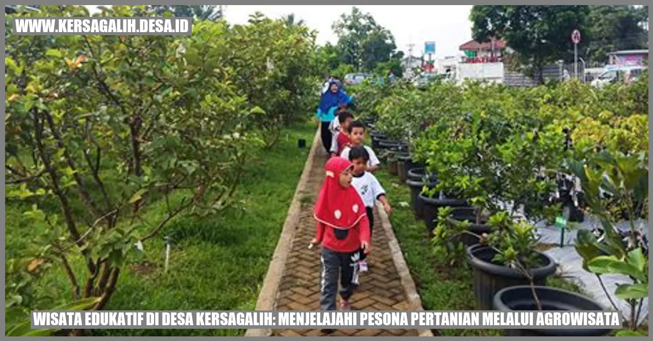 Wisata Edukatif di Desa Kersagalih: Menjelajahi Pesona Pertanian Melalui Agrowisata